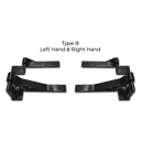 Heavy Duty Rising hinges or Up Hill Hinges Type B for Swing Gates- Both (LH & RH)