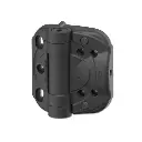 Safetech CoilKlik Adjustable Self Closing Hinges - 85kg, Black, Two Legs - Pair