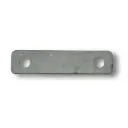 Round Tube Hinge Strap Back Plate - 98x25x5mm, To Suit 25NB Light Duty- Single