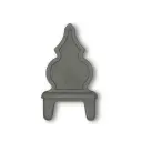 Aluminium Fence Spear: Windsor to fit inside 75x16mm RHS