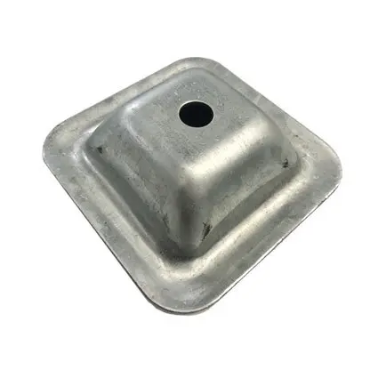 Industrial Steel Pallet Feet -140x140x2.5mm SQ, Galvanised Finish