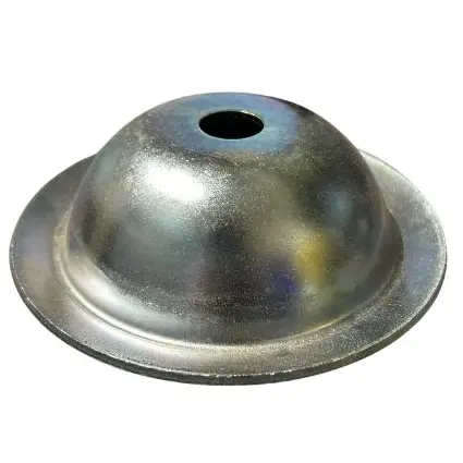 Industrial Steel Pallet Feet -135mm Round, Zinc Finish
