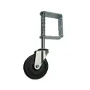 Jockey Wheel with Spring Swing Gate Supporter 100mm Dia for Gate Max 57 kg
