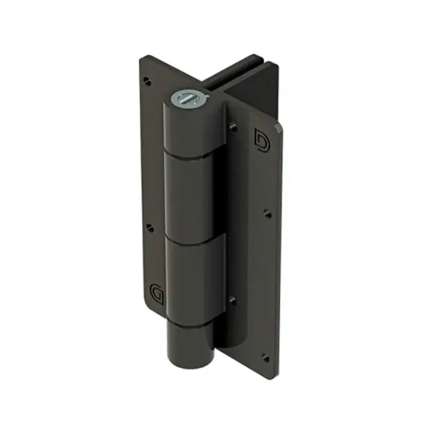 [HN824] D&D Kwikfit Self Closing Hinges - 20kg, Black, Two Legs - Pair