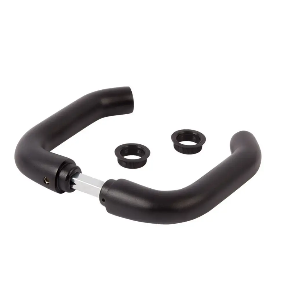 [GH015] Locinox Insert Mortice Lock Handle - 3006B - Aluminium in Matt Black - Pair