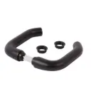 Locinox Insert Mortice Lock Handle - 3006B-H - Aluminium in Matt Black - Pair