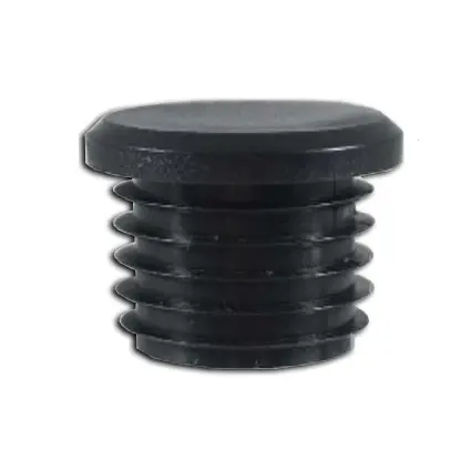[CPPO206] Long Neck Plastic Round Cap 50NB or 60mm Black