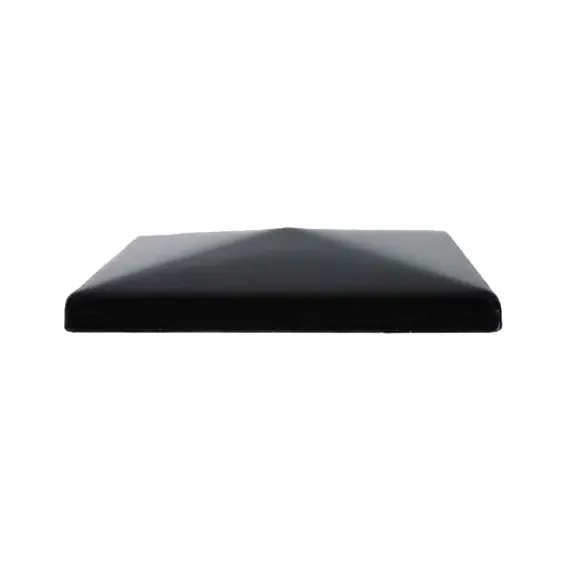[CPSQ689] Low Profile Galvabond Cap 120x120mm Black