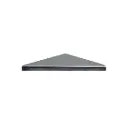 Low profile Zinc Plated Cap 100x100mm Pyramid