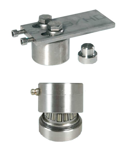 [HN428] Stainless Steel Weld-On Bearing Hinges - Up To 1000kg - Set