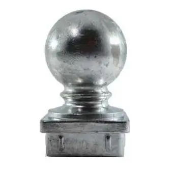 [MS910] Aluminium Post Ball Cap for 90x90 mm Tube