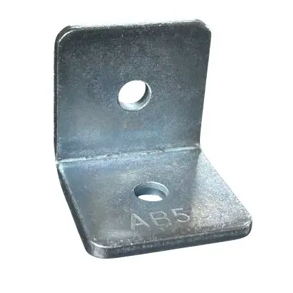 [BKAB840] Angle Bracket 50x50mm  5mm Thickness Zinc 2 Holes
