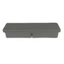 Plastic End Cap/ Tube insert for Tube 65x16mm (1.2-1.4mm) With Gap in Grey