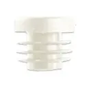 Plastic Round Cap 16mm (0.8-2mm) - White