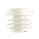Plastic Round Cap 25mm  (1-3mm) - White