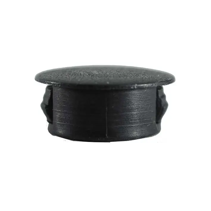 [CPHP180] Plastic Round hole plug for tube size 32mm Black