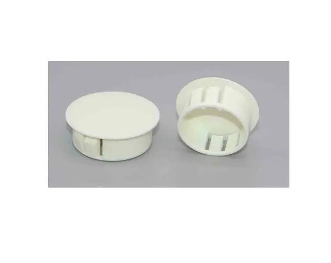 [CPHP126] Plastic insert hole plug/End cap tube insert for hole size 16mm White