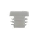 Plastic Square Cap 25x25mm (1-3mm wall thickness) White