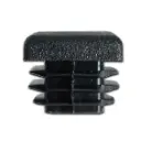 Plastic square cap 25x25mm (1-3mm wall thickness)