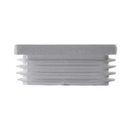[CPPS341] Plastic square caps 40x40mm (1-3mm wall thickness) White
