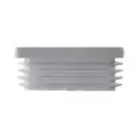 Plastic square post end cap 50x50mm (0.8-2.5mm wall thickness) White