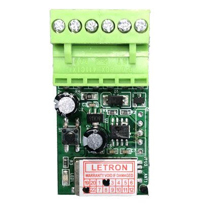 Plug in receiver for Letron Control board