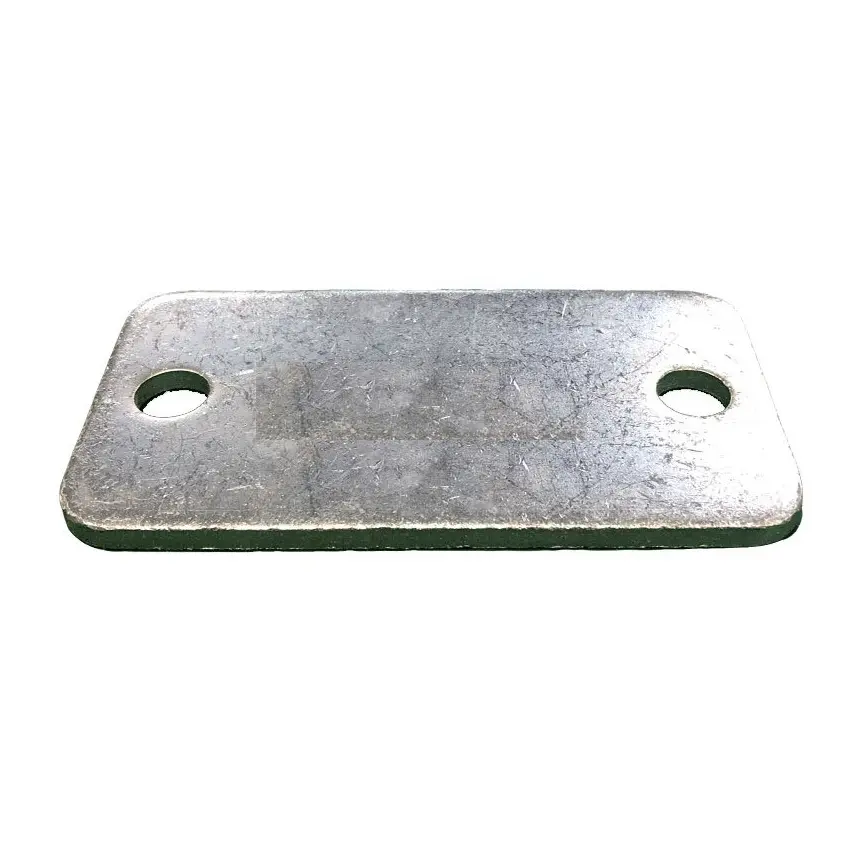[SE802] Square Steel Base Plate, 200x100x5mm, 2 Holes