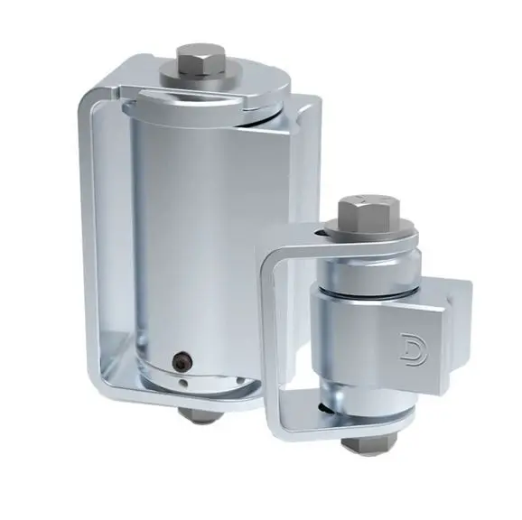 [HN481] D&D Steel Self Closing BadAss Hinge Set - Zinc Finish, Up To 140kg - Set