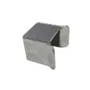 Steel Sliding Gate Holder/Catcher with Top Cap, Rubber Stop - for Gates 40mm