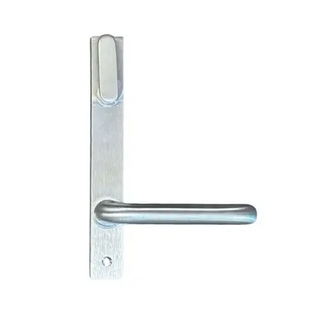 [FK298] Lockwood Insert Mortice Lock Handle - Oval, 3582/3782, Turn Snib - Stainless Steel in Satin Chrome Silver