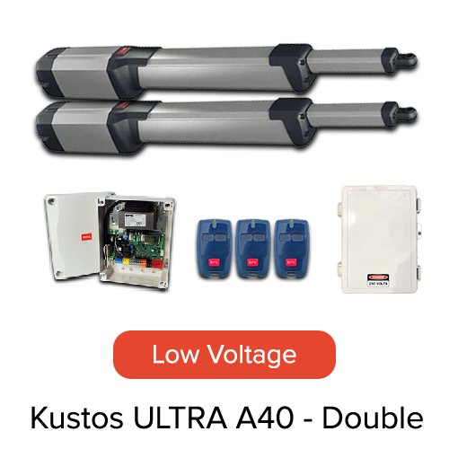 Low Voltage BFT Double Kustos A40 - Complete Kit