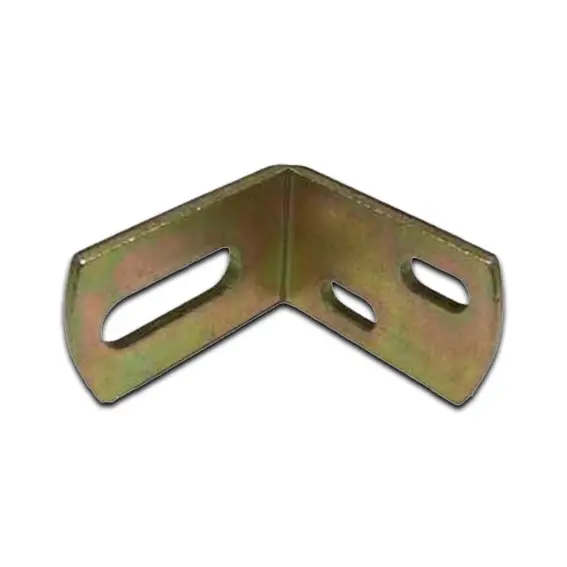 [BKGB299] Sliding Gate Guide Angle Bracket - 85x80mm, To Suit M16, Silver