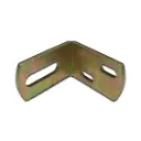 Sliding Gate Guide Angle Bracket - 85x80mm, To Suit M16, Silver