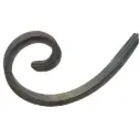 Steel C- Scroll 145mmx85mmx12mmx5mm - Zinc Plated