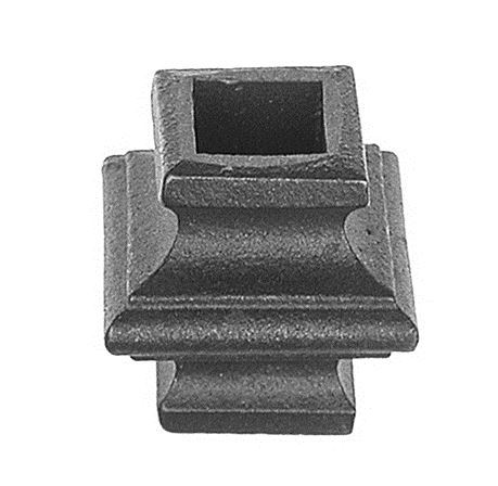 Steel Cast Knuckle 45x50mm for square 20mm Dia - Zinc Plated