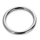 Steel Decorative Ring, 82x10mm, Zinc Plated