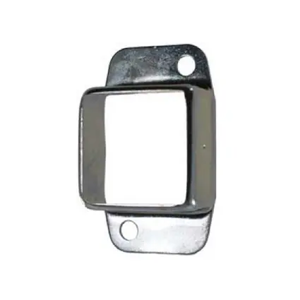 [BKRB485] Steel Fence Rail Bracket, 40x40mm Tube, Double Lug, 2 Hole