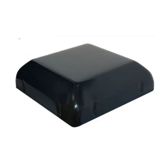 [CPSQ611] Steel Galvabond  Post End Cap for tube 50x50 Black