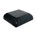 Steel Galvabond  Post End Cap for tube 50x50 Black