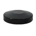Steel Galvabond End Cap Round 140mm (125NB) Black