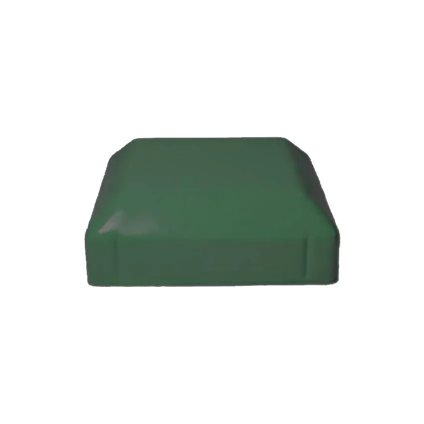 [CP623] Steel Galvabond Post End Cap for Tube 75x75mm Cottage Green