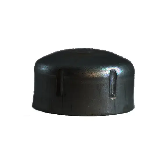 [CPSR546B] Steel Galvabond Round End Cap 60mm (50NB) Black
