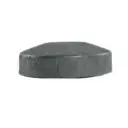 Steel Galvabond Round Post End caps for tube 140mm (125NB)
