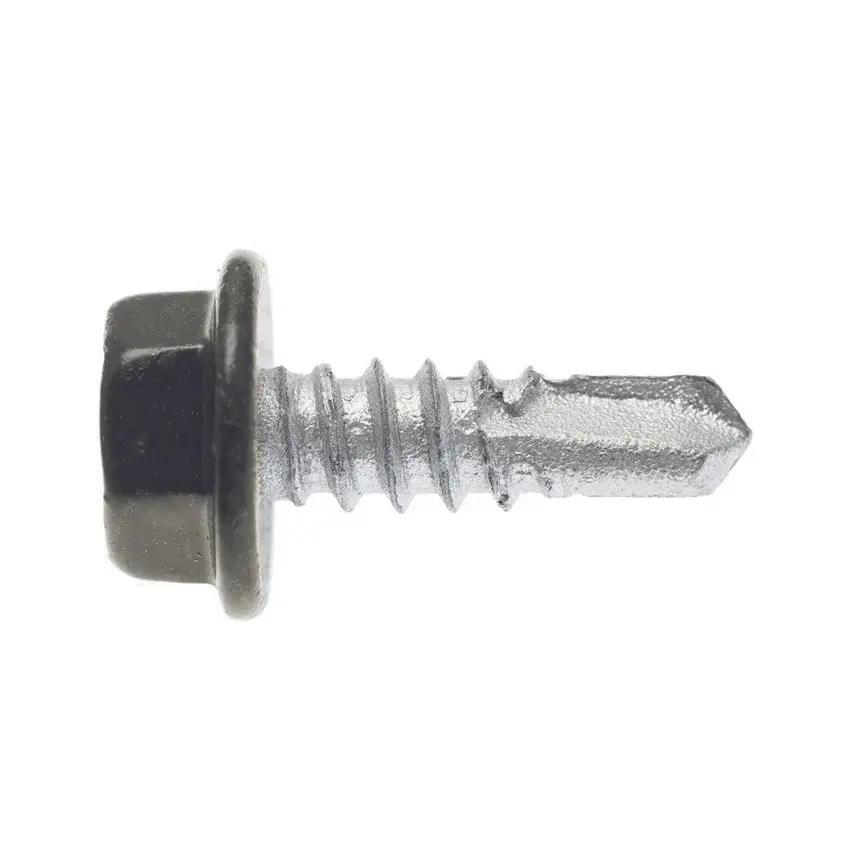 [FAFT023] Steel Mates Hex Tek Screw 12g  x 20mm - Woodland Grey
