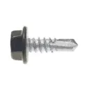 Steel Mates Hex Tek Screw 12g  x 20mm - Woodland Grey