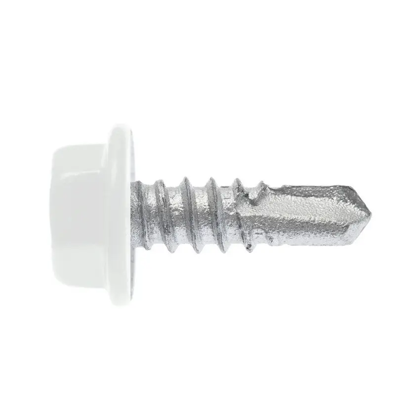 [FAFT025] Steel Mates Hex Tek Screw 12g  x 20mm - Surfmist