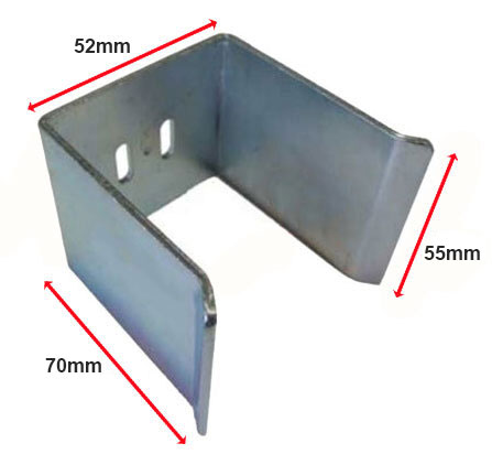 Steel Sliding Gate Holder/Catcher for Gates 50mm - Zinc Plated