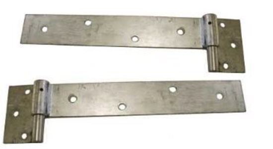 Strap Hinge 300x50mm 14mm pin For gates up to 100 kgs - both LEFT and RIGHT PAIRS