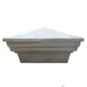 Sunbury - Aluminium Capital for 100x100mm Post 