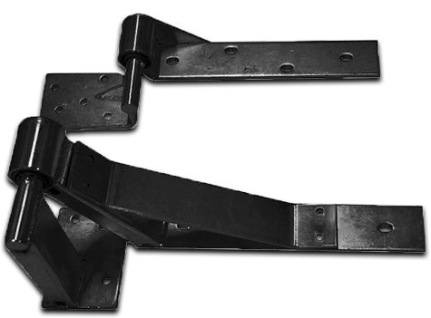 Swing Gate Rising Hinge or Up Hill Hinge Type A Left Hand Side- Black